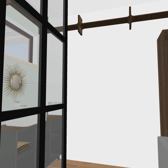 studio de jardin lit rabattable 3d design renderings
