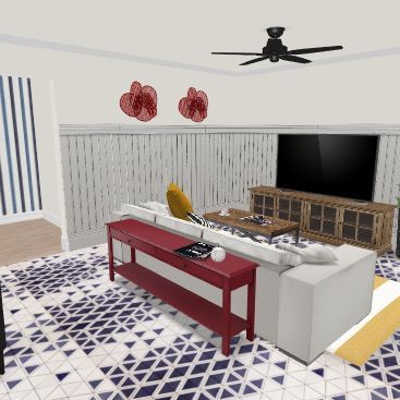 living room Design Rendering