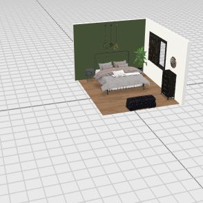 Black and greenery 3d design renderings