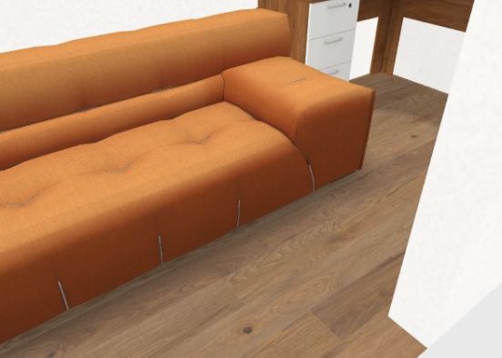 Study Room Design Rendering