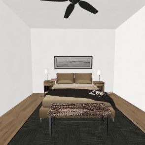 habitacion balcon Design Rendering