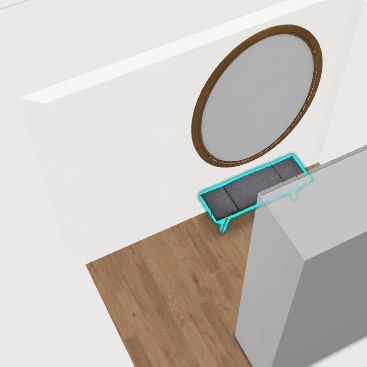 Przedpokój 3d design renderings