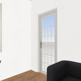 P1N - wejscie od salonu Design Rendering