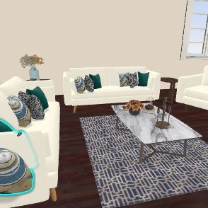 Living Room Design Rendering