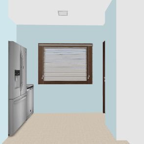 Home Kitchen AC Design Rendering