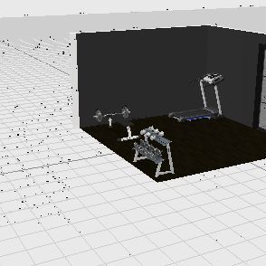 black attack gym Design Rendering