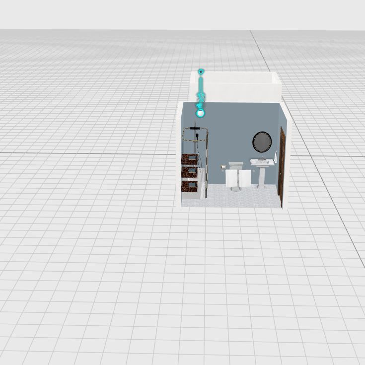 Guest Bathroom 3d design renderings
