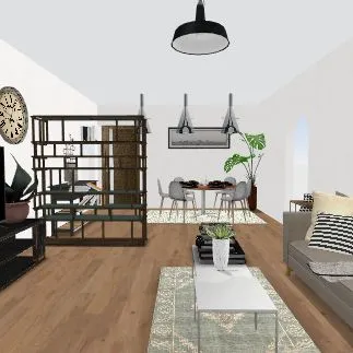 living room+dining room