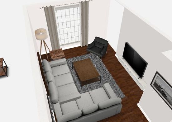 Living/Dining diff Design Rendering