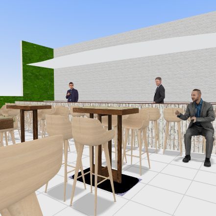 Long Bar Design Rendering